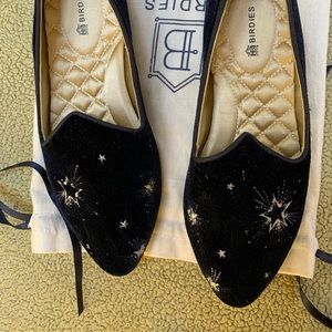 Rare Birdies Heron navy blue size 5 moon pattern